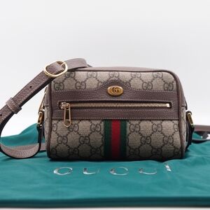CF06 💟 GUCCI GG Monogram Mini Ophidia Shoulder Bag